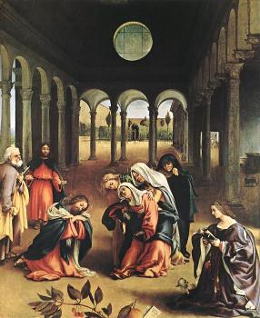 Lorenzo Lotto : Christ Taking Leave of his Mother